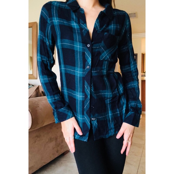 Rails Tops - Rails hunter Plaid Lumber Flannel Buttondown shirt